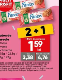 Nestle Fitness Baton de cereale diverse sortimente 23.5g / 22.5g / 20g / 23g