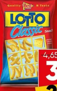 Lotto Snack diverse sortimente 80g / 90g / 75g