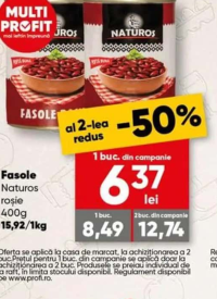 Naturos Fasole roșie 400g