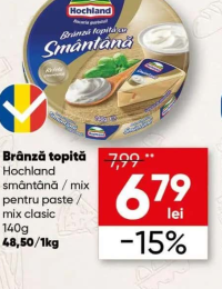 Hochland Brânză topită smântână / mix pentru paste / mix clasic 140g