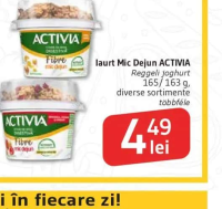 Activia Iaurt Mic Dejun 165/163 g