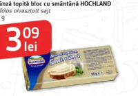 Hochland Brânză topită bloc cu smântână 90 g