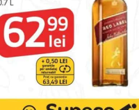 Whisky JOHNNIE WALKER Red Label 0.7 L