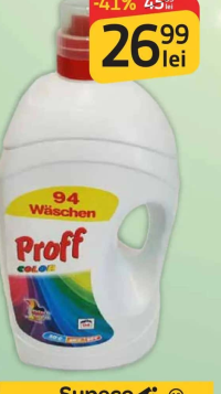 Detergent lichid PROFF diverse sortimente 5.65 L 113 spălări