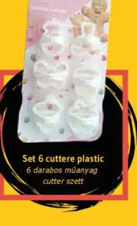 Qlux Set 6 cuttere plastic