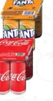 Băutură carbogazoasă COCA COLA / FANTA 4x0.33 L