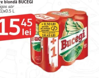 Bere blondă BUCEGI világos sör (5+1)x0.5 L