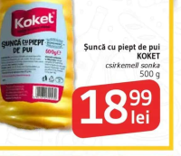 Șuncă cu piept de pui KOKET 500 g