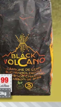 BLACK VOLCANO Cărbune de lemn 3kg