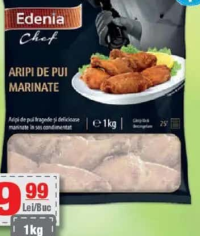 Edenia Chef aripi de pui marinate 1kg