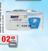 Seni Classic Air scutece pentru adulți mărime XL 30buc