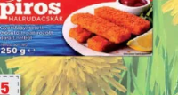 CBA Piros pește batoane 250g