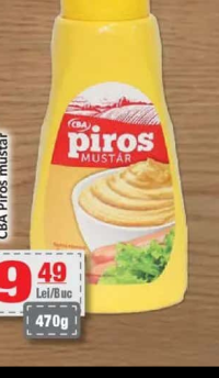 CBA Piros Muștar 470g