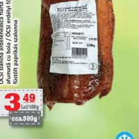 ÖCSI slănină ardelenească fiartă și afumată cu boia cca. 500g
