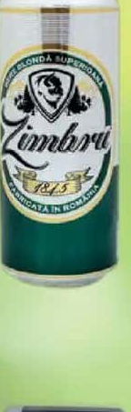 ZIMBRU bere blondă 4% alc. 0.5L