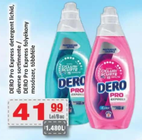 DERO Pro Express detergent lichid, diverse sortimente 1.480L