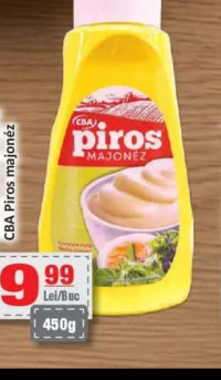 CBA Piros Maioneză 450g