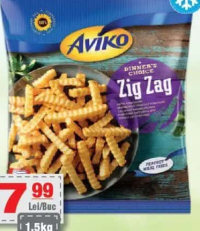 Aviko Zig Zag cartofi preprăjiți 1.5kg