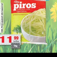CBA Piros dovlecei răzuți cu mărar 1kg