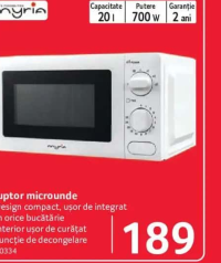 myria Cuptor microunde 20l 700W