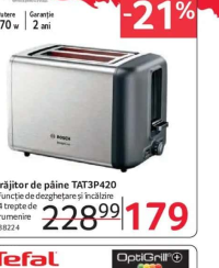 Bosch Prăjitor de pâine TAT3P420