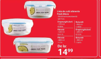 Fresh Micro Linia de cutii alimente sticlă termorezistentă