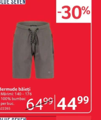 BLUE SEVEN Bermude băieți Mărimi: 140 - 176