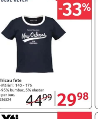 BLUE SEVEN Tricou fete Mărimi: 140 - 176
