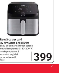 Tefal Friteuză cu aer cald Easy Fry Mega EY855D10 7.5l 2020W