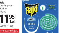 Raid spirale pentru exterior 10 buc.