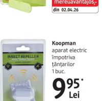 Koopman aparat electric împotriva țânțarilor 1 buc.