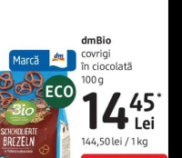 dmBio covrigi în ciocolată 100 g