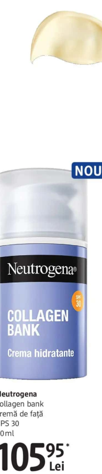Neutrogena collagen bank cremă de față FPS 30 50 ml