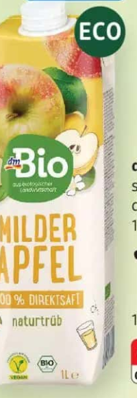 dmBio suc de mere 1 l