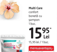 Multi Care confort bonetă cu șampon 1 buc.