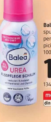 Balea spumă cu uree pentru îngrijirea picioarelor 100 ml