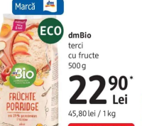 dmBio terci cu fructe 500 g