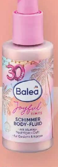 Balea fluid strălucitor de corp 75 ml