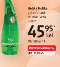 Holika Holika gel calmant cu Aloe Vera 250 ml