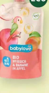 babylove piure cu banană și măr pentru bebeluși 12+ 100 g