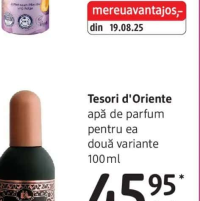 Tesori d'Oriente apă de parfum pentru ea două variante 100 ml