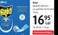 Raid aparat electric cu pastile laminate 1 buc.