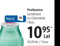 Profissimo lumânare cu Citronella 1 buc.