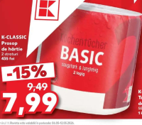 K-CLASSIC Prosop de hârtie 2 straturi 435 foi