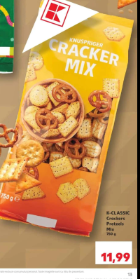 K-Classic Crackers Pretzels Mix 750g