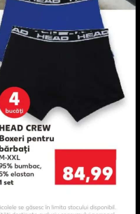 Head Crew Boxeri pentru bărbați 1 set