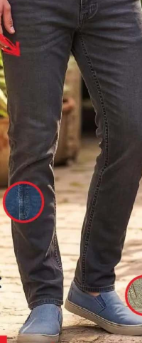 Town Land Pantaloni din denim pentru bărbați 1 buc