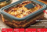 AMBITION Cutie alimentară cu capac dreptunghiulară 1 l