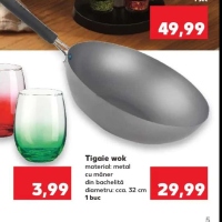 Tigaie wok 32 cm