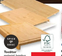 Spice & Soul Tocător bambus